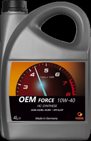 OEM FORCE 10W-40 A3/B3/B4 SL/CF 1L РАЗЛИВ